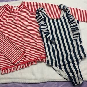 Girl Swimsuits and Top bundle kids' size 10/12